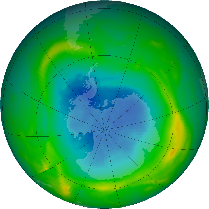 Ozone Map 1980-11-03